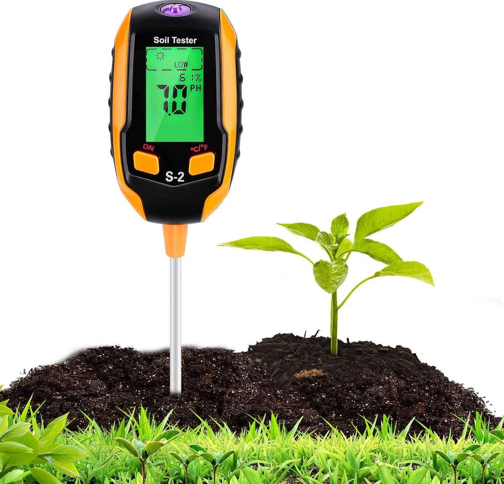 Digitale Bodemtester voor Tuin en Planten – 5-in-1 met Luchtvochtigheid