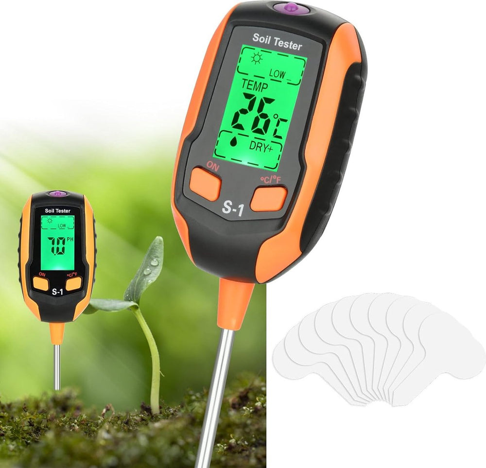 Digitale Bodemtester voor Tuin en Planten – 4-in-1 Deluxe