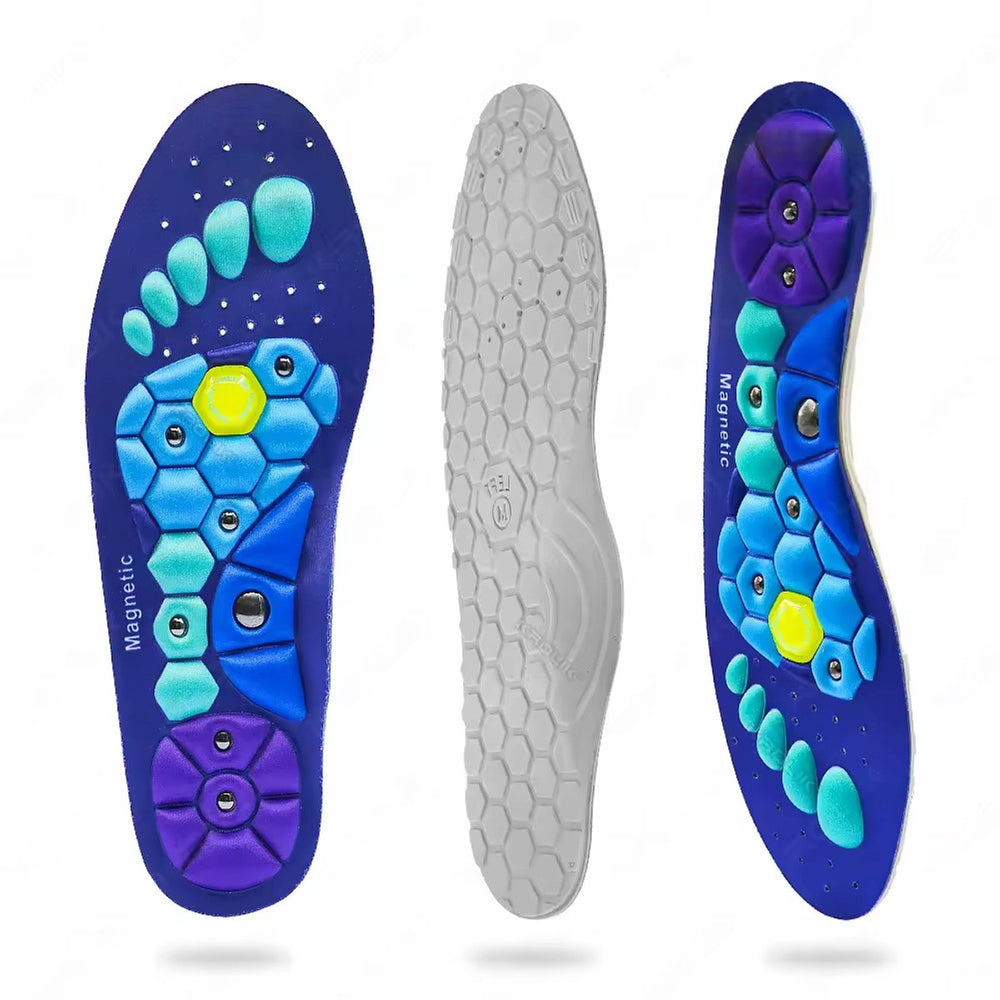 Magnetische Massage Inlegzolen – Maat 35-38 – Blauw
