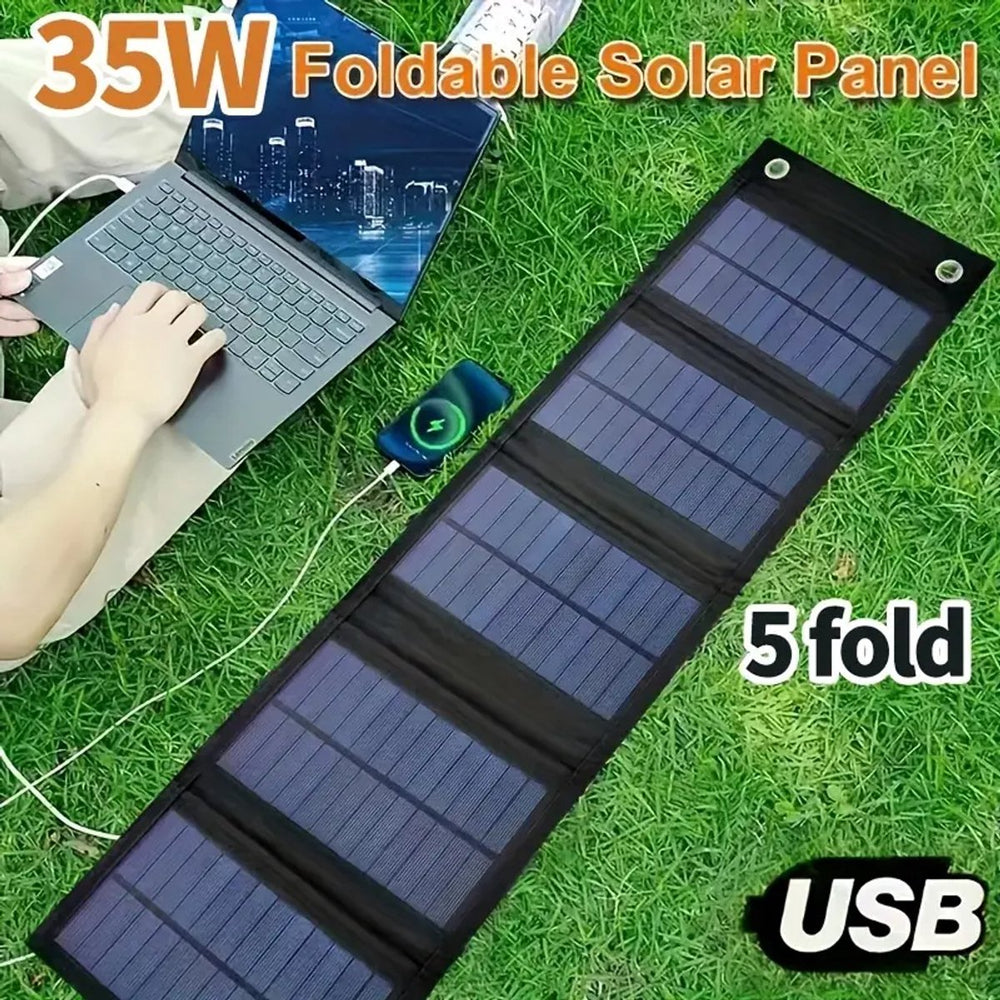 Opvouwbaar Zonnepaneel met USB – 35W