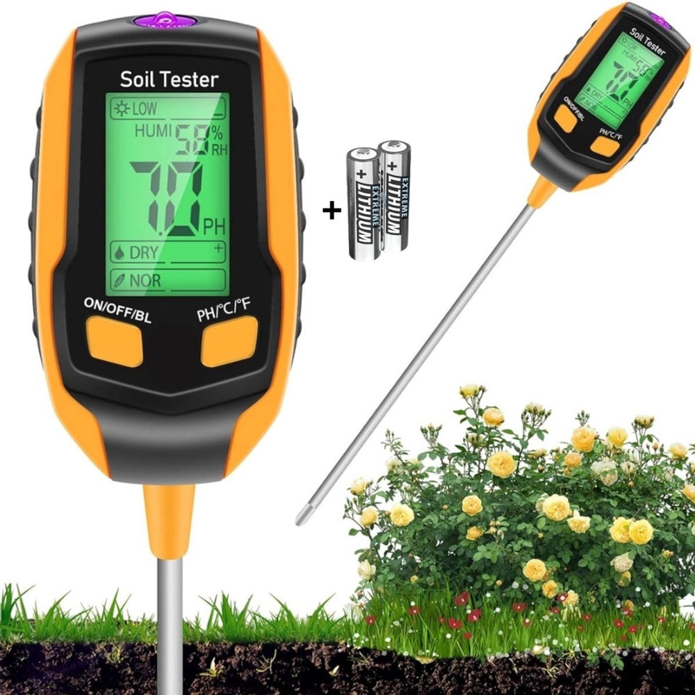 Digitale Bodemtester voor Tuin en Planten – 5-in-1