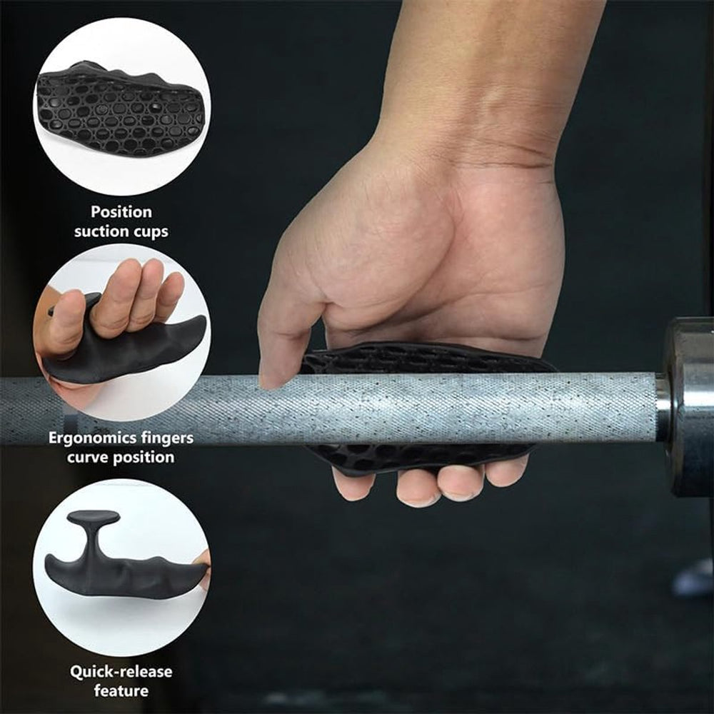 Rubberen Gym Grips – Antislip Handbescherming – Met Vingersleuven