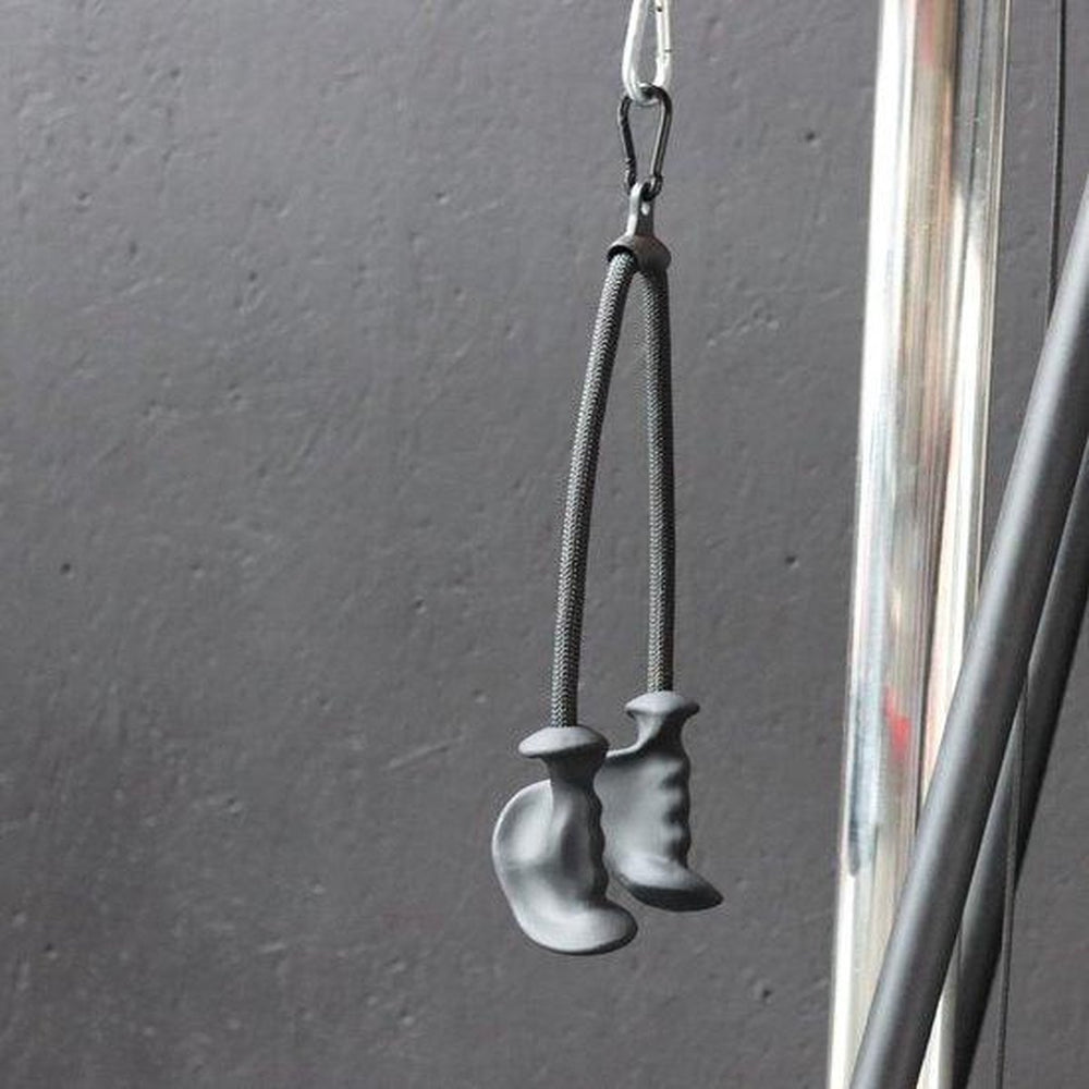 Tricep Rope 70 cm Gevlochten Nylon – Handgevormde Grips