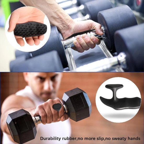 FluxGrip® Vingerloze Gewichthef Grips inclusief opbergcase
