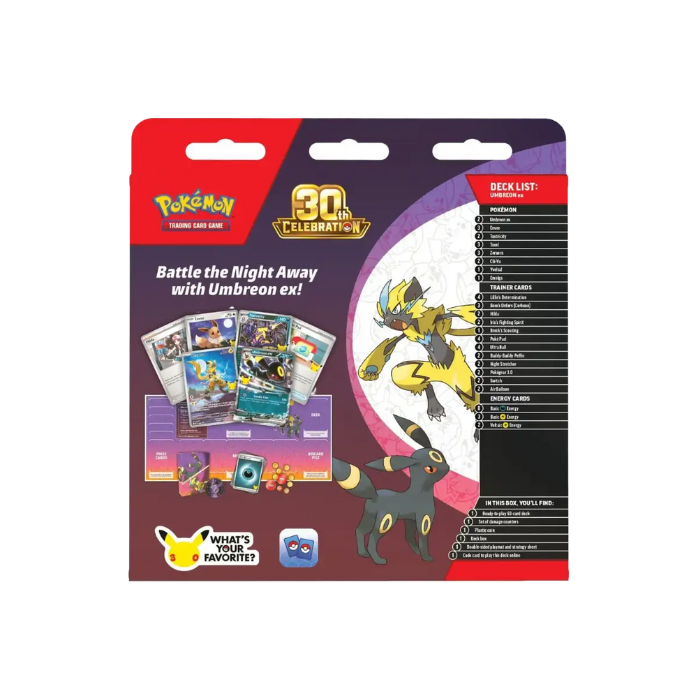 Pokémon TCG 30th Celebration Battle Deck – Umbreon ex, foto 3