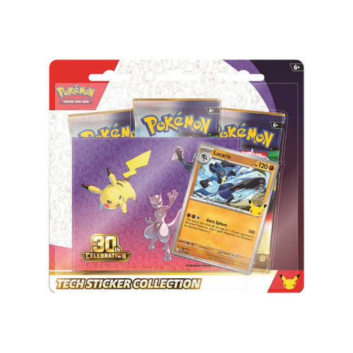 Pokémon TCG 30th Celebration Tech Sticker Collection – Lucario