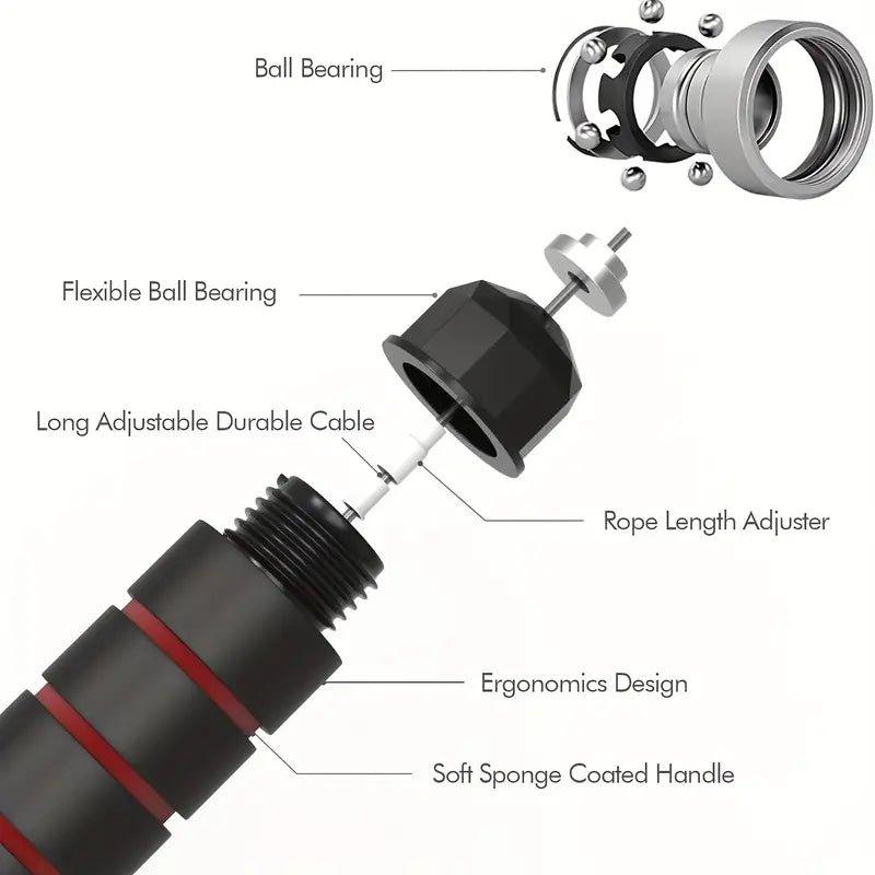 Premium verstelbaar springtouw - FluxGrip