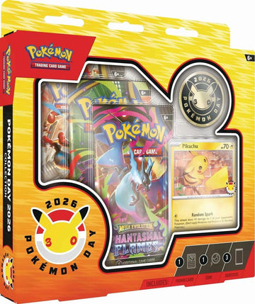 Pokémon TCG Pokémon Day 2026 Collection – 3 Booster Packs + Pikachu Promo