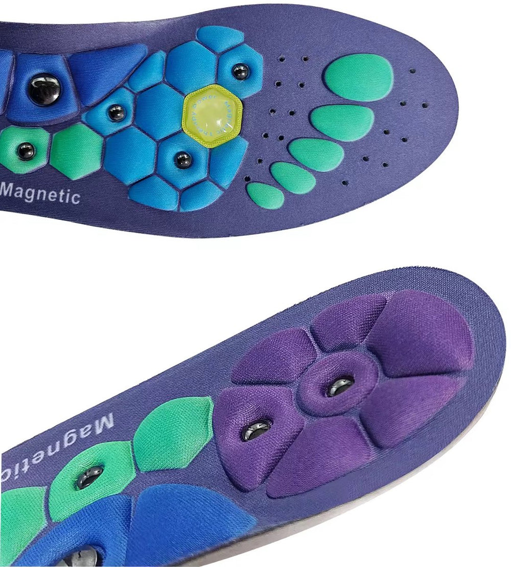 Magnetische Massage Inlegzolen – Maat 35-38 – Blauw