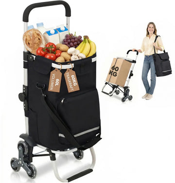 Opvouwbare Boodschappentrolley 60 L met Koelvak