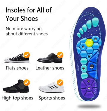 Magnetische Massage Inlegzolen – Maat 41-43 – Groen