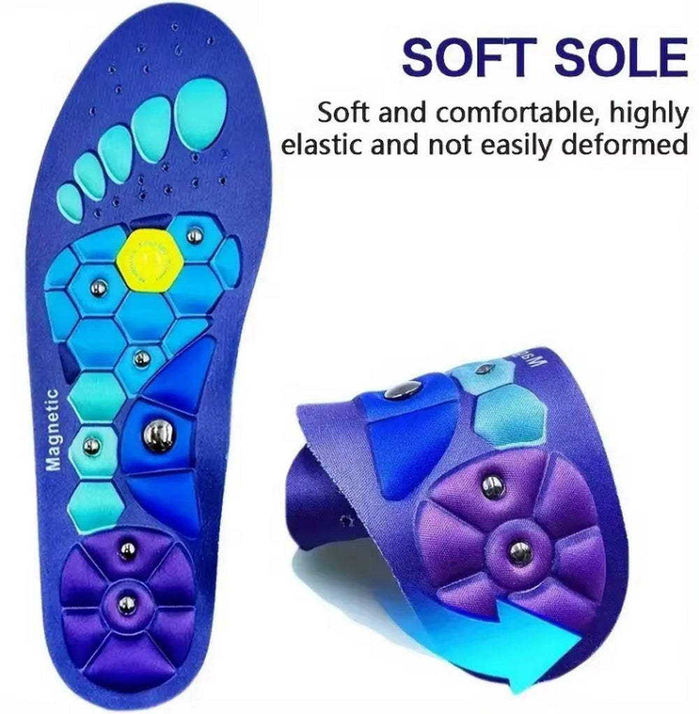 Magnetische Massage Inlegzolen – Maat 41-43 – Groen