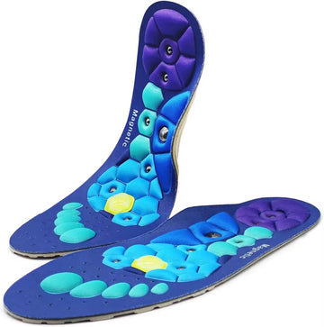 Magnetische Massage Inlegzolen – Maat 35-38 – Blauw