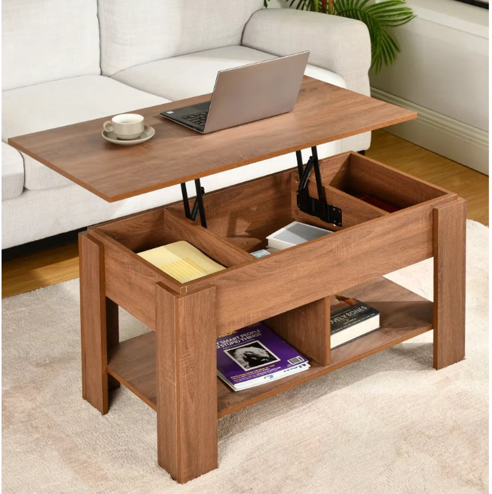 Salontafel met Lift-Top en Opbergruimte