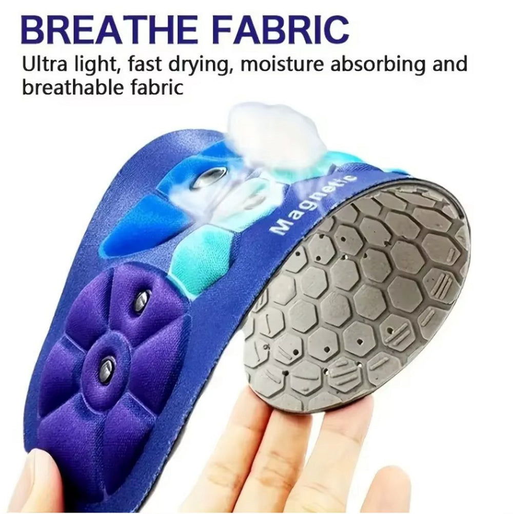 Magnetische Massage Inlegzolen – Maat 35-40 – Blauw