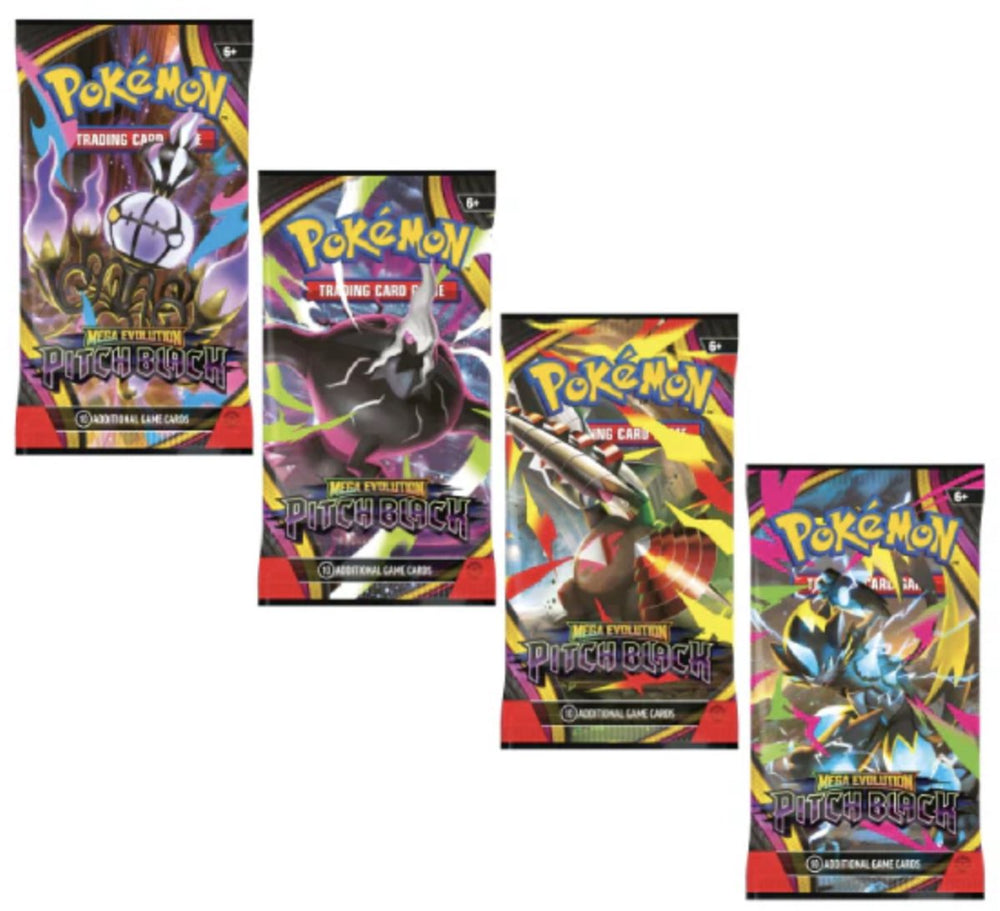 Pokémon TCG Mega Evolution Pitch Black – 4 Booster Packs
