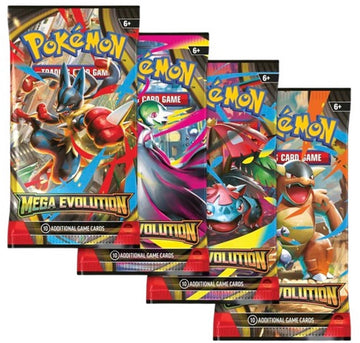 Pokémon TCG Mega Evolution Booster Packs – 4 stuks (40 kaarten)