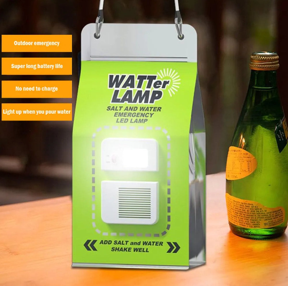 Zoutwaterlamp – Noodlamp zonder Batterijen – Compact