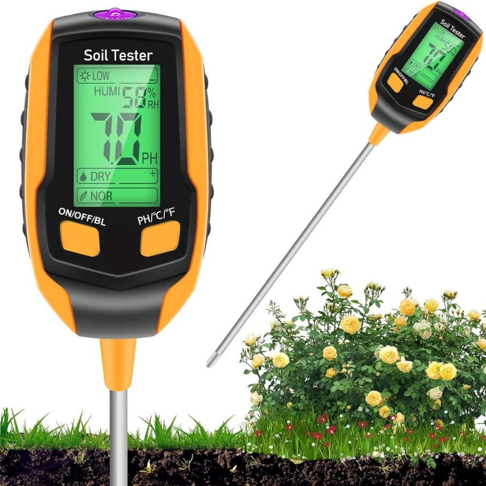 Digitale Bodemtester voor Tuin en Planten – 6-in-1