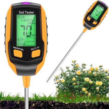 Digitale Bodemtester voor Tuin en Planten – 6-in-1