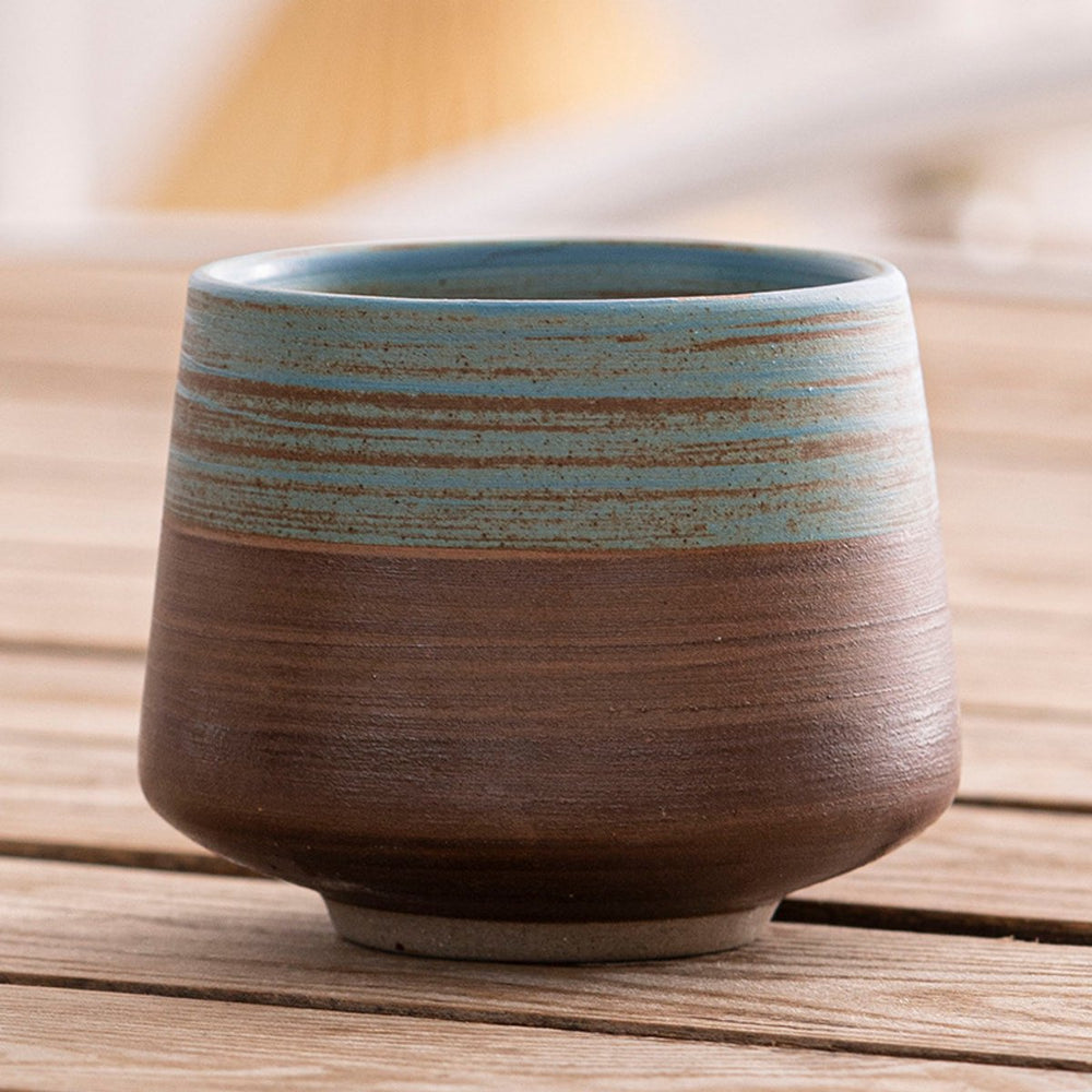 Keramische Koffiekopjes Set van 4 in Geschenkdoos – Design 3