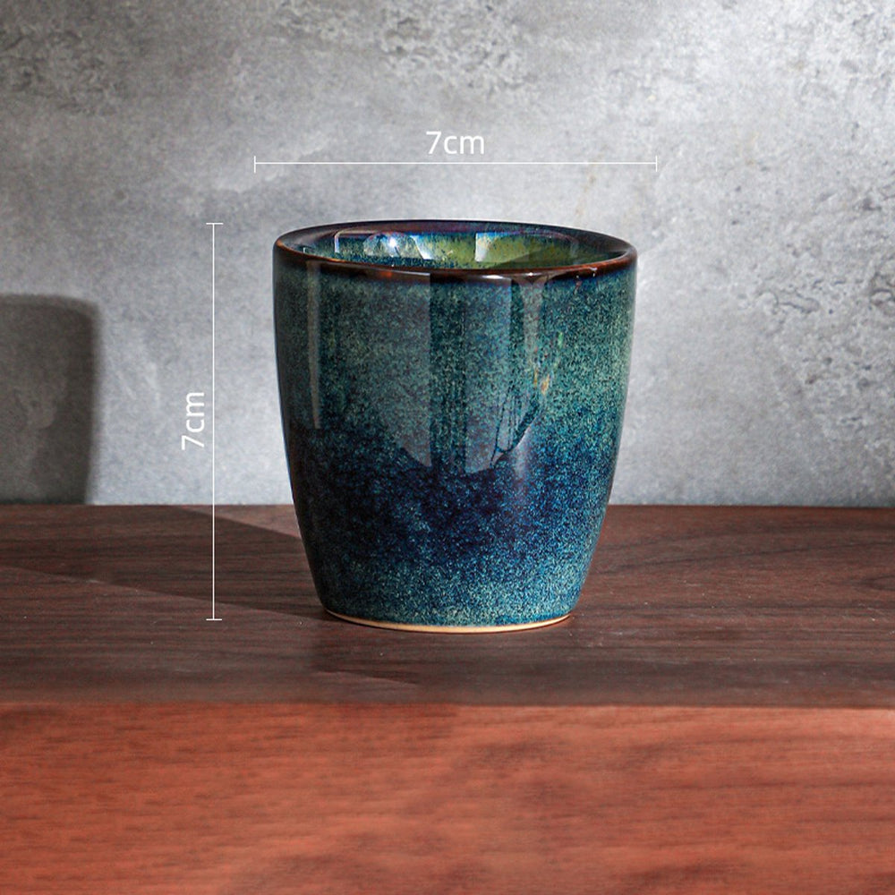 Keramische Koffiekopjes Set van 4 in Geschenkdoos – Design 5