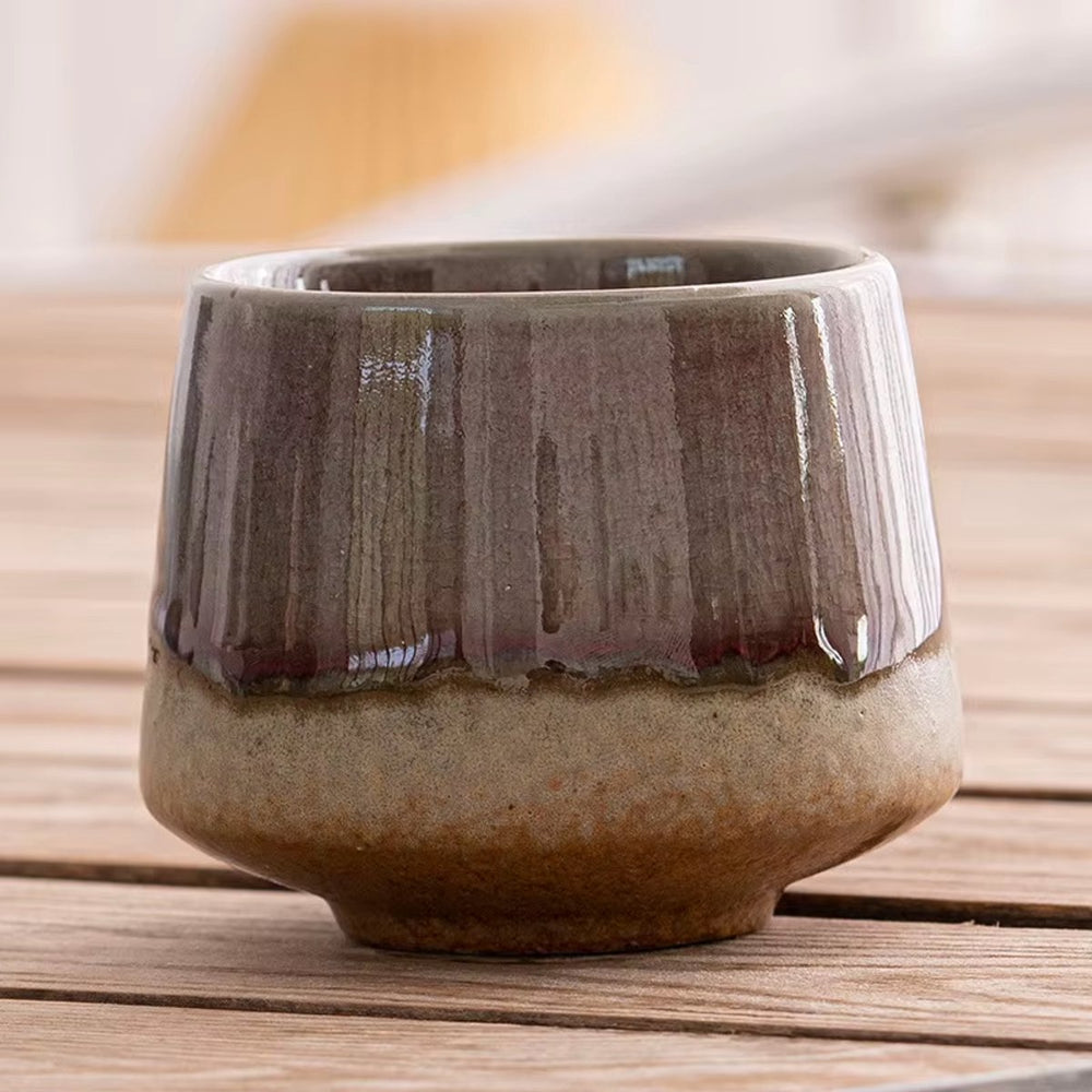 Keramische Koffiekopjes Set van 4 in Geschenkdoos – Design 1