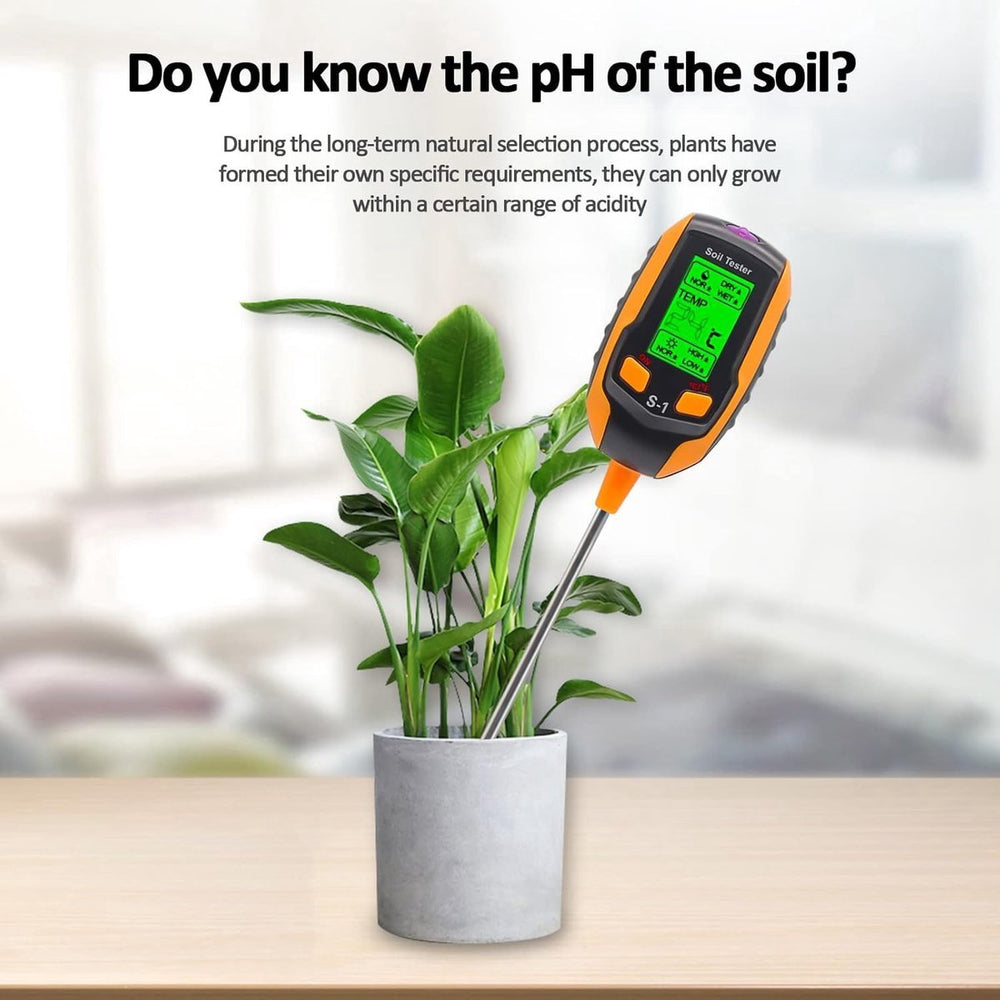 Digitale Bodemtester voor Tuin en Planten – 5-in-1