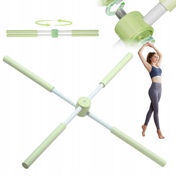 Inklapbare Yoga Stick Houdingcorrector 77 cm – Mintgroen