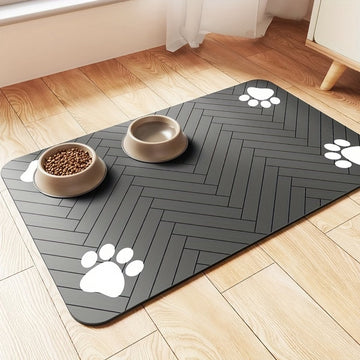 Voedermat Hond & Kat van Diatomeeënaarde 40x30 cm – Model B