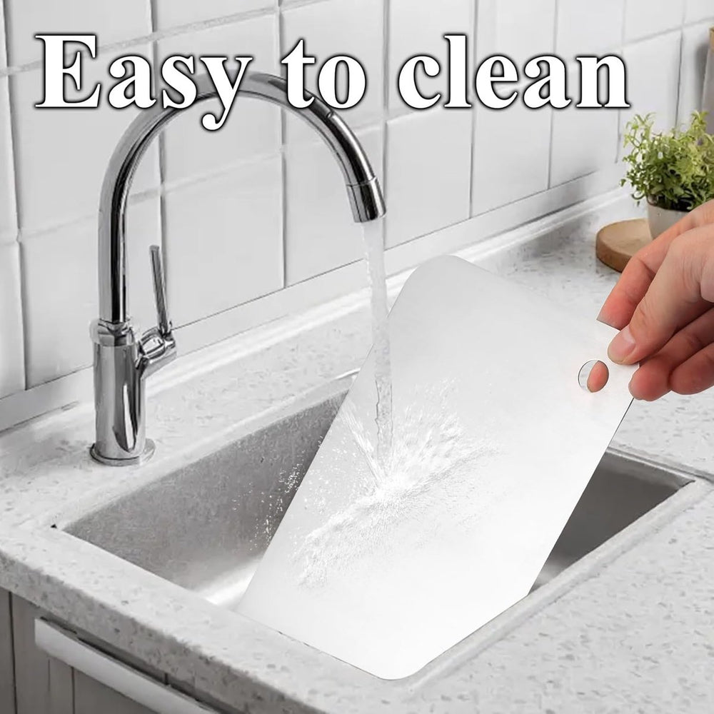 RVS Snijplanken Set – Antibacterieel en Vaatwasserbestendig – 2x Dubbelzijdig 24x15 cm