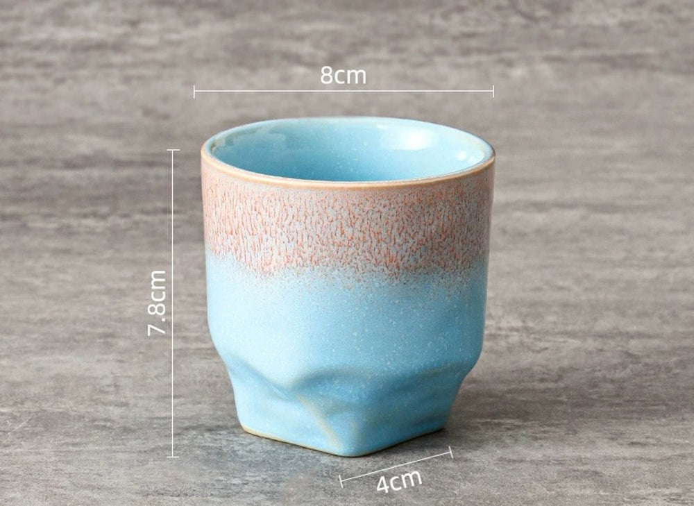 Keramische Koffiekopjes Set van 4 in Geschenkdoos – Design 4