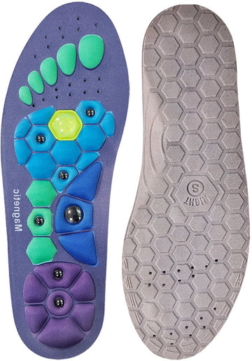 Magnetische Massage Inlegzolen – Maat 35-39 – Blauw