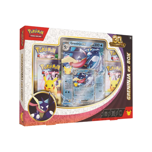 Pokémon TCG 30th Celebration Pokémon ex Box – Greninja ex