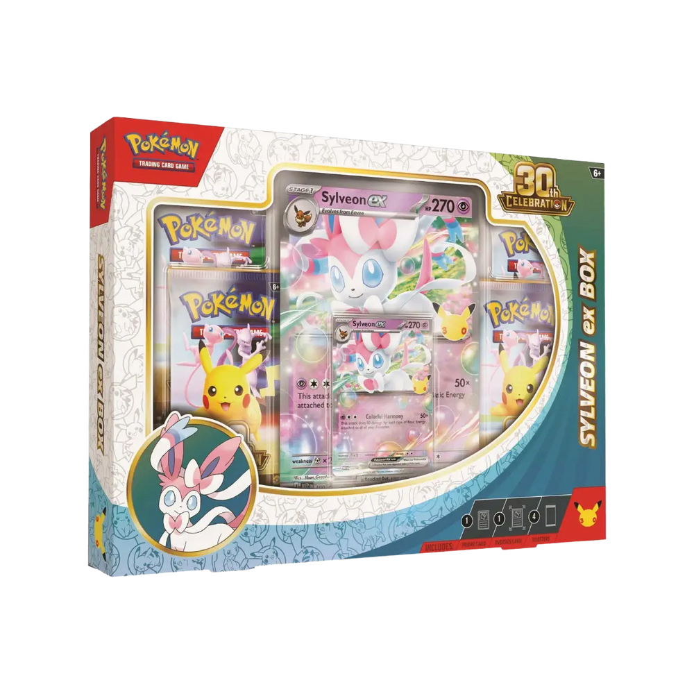 Pokémon TCG 30th Celebration Pokémon ex Box – Sylveon ex