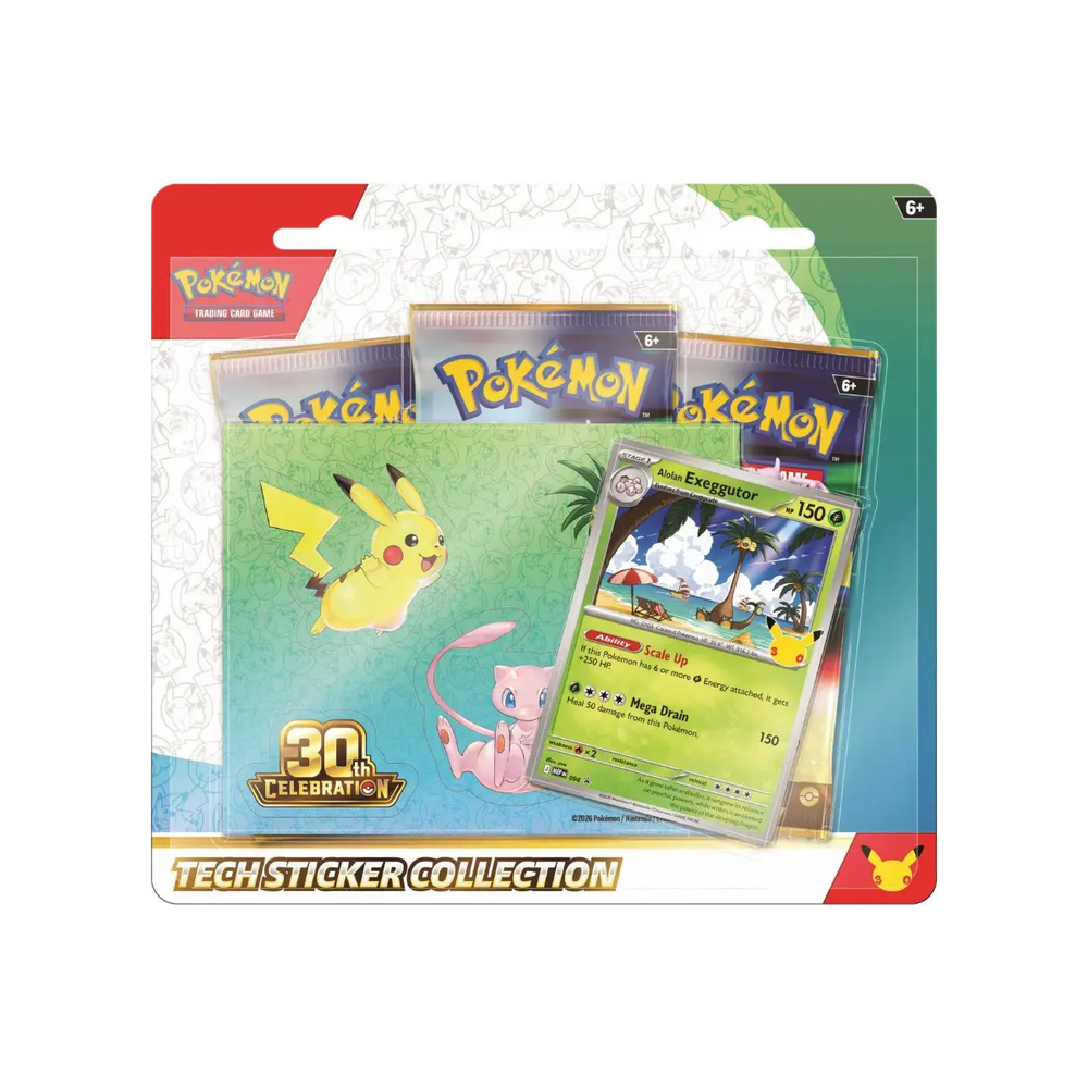 Pokémon TCG 30th Celebration Tech Sticker Collection – Alolan Exeggutor