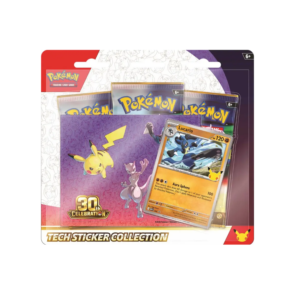 Pokémon TCG 30th Celebration Tech Sticker Collection – Lucario